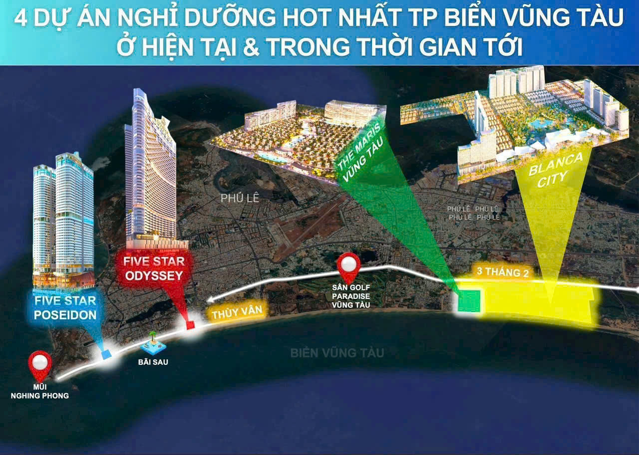 Vị trí căn hộ Five Star Vũng Tàu